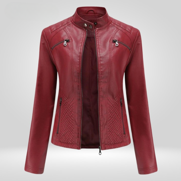 Ruby™ Stylish Leather Jacket